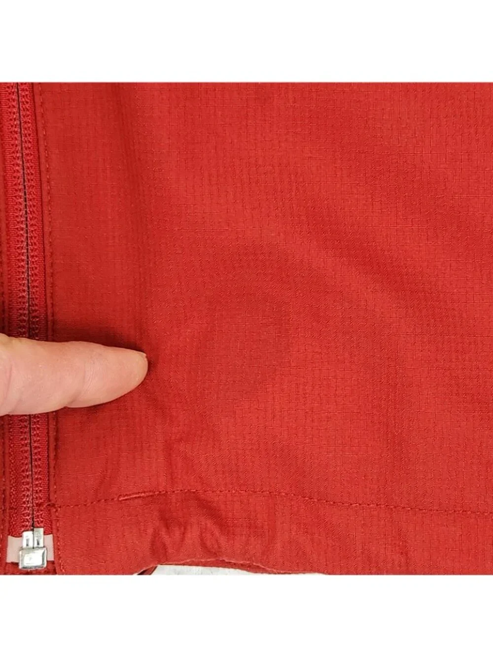 The North Face Jacket Mens Medium Red Windwall Hooded Softshell Primaloft